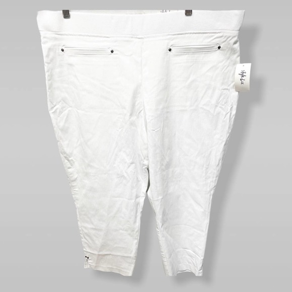 Style and Co Capri Bright White Pants NWT MSRP $49.50 Size XXL - Picture 12 of 14